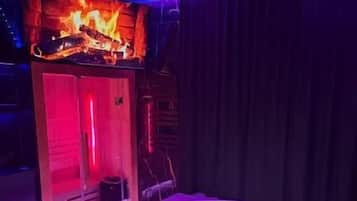 Studiosuite – panorama, 1 queensize-seng med sovesofa, byutsikt | Italienske Frette-laken og sengetøy av topp kvalitet