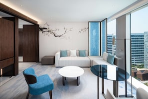 Suite Deluxe | 1 dormitori, roba de llit d'alta qualitat i cobrellits
