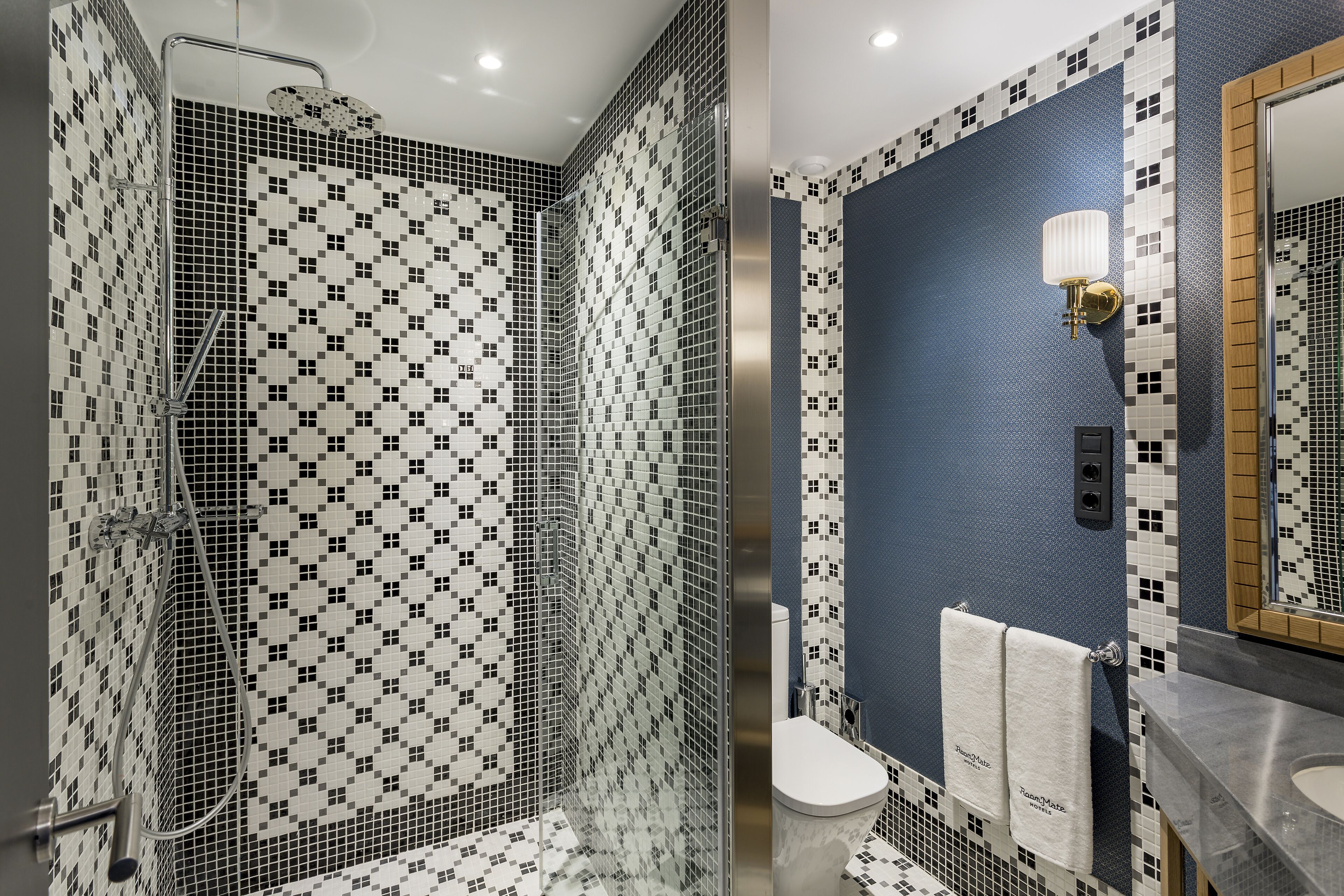 standard room | bathroom | shower, eco-friendly toiletries, hair dryer, towels