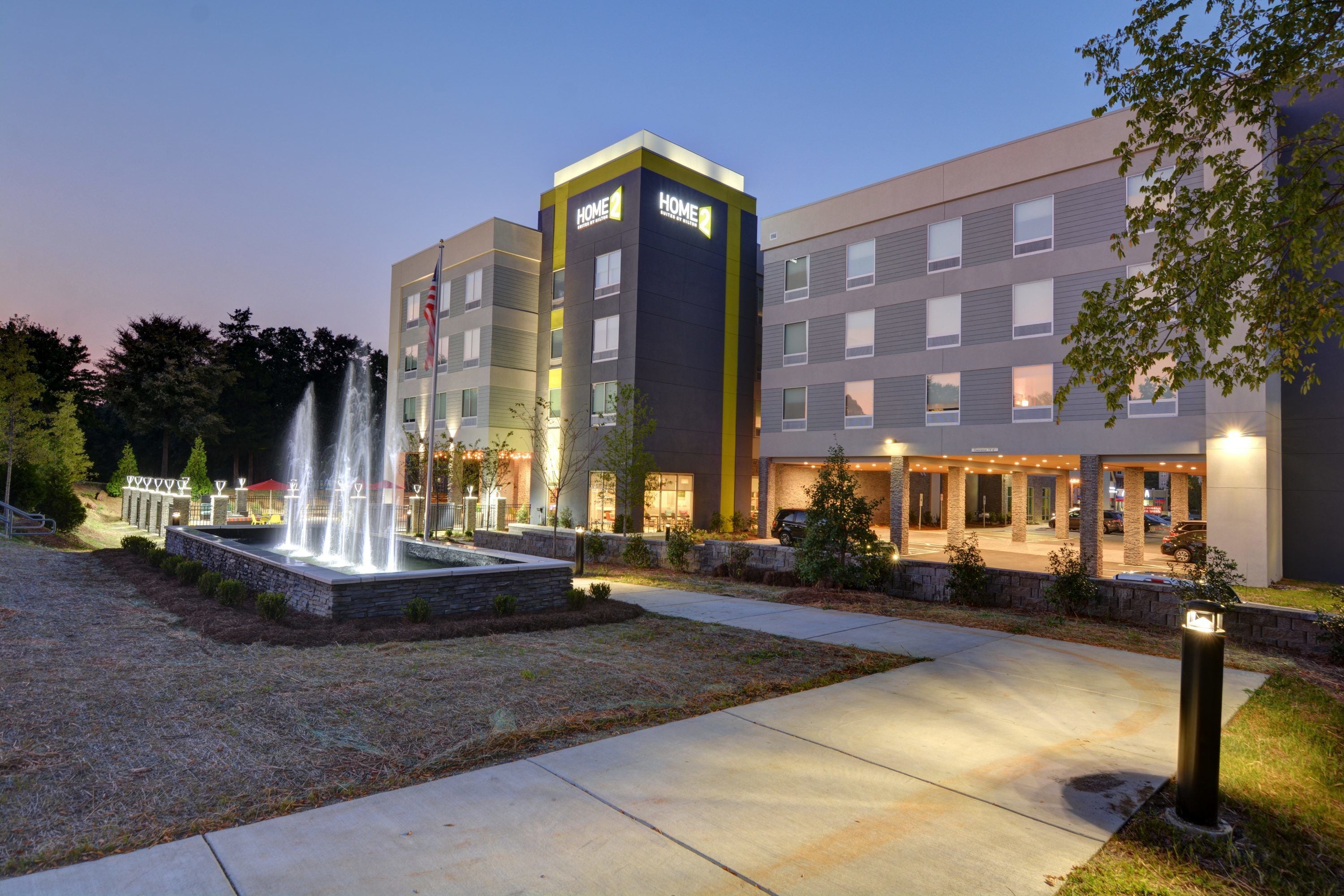 front of property – evening/night