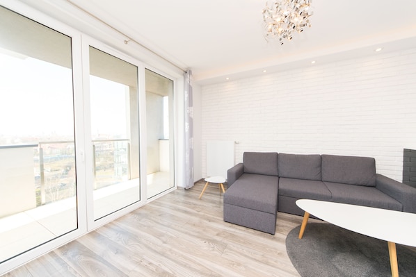 Apartment, 1 Bedroom | Living area