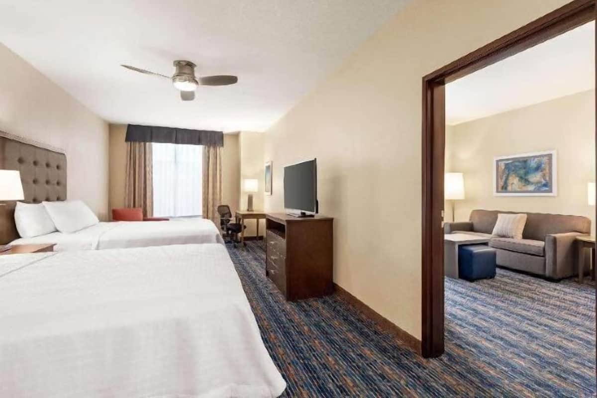 In-room safe, desk, blackout curtains, iron/ironing board