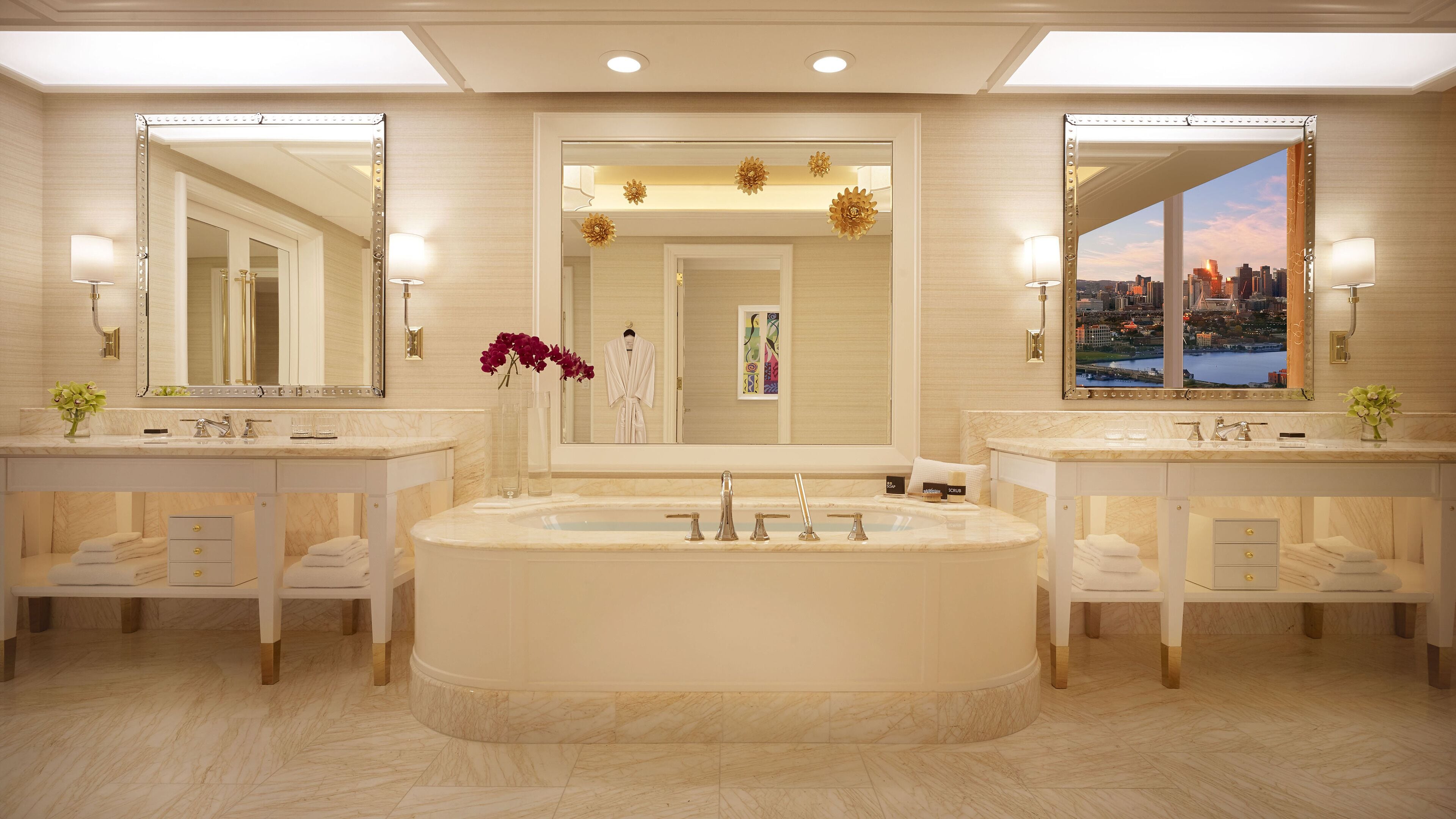 apartment, 2 bedrooms | bathroom | separate bathtub and shower, deep-soaking bathtub, rainfall showerhead