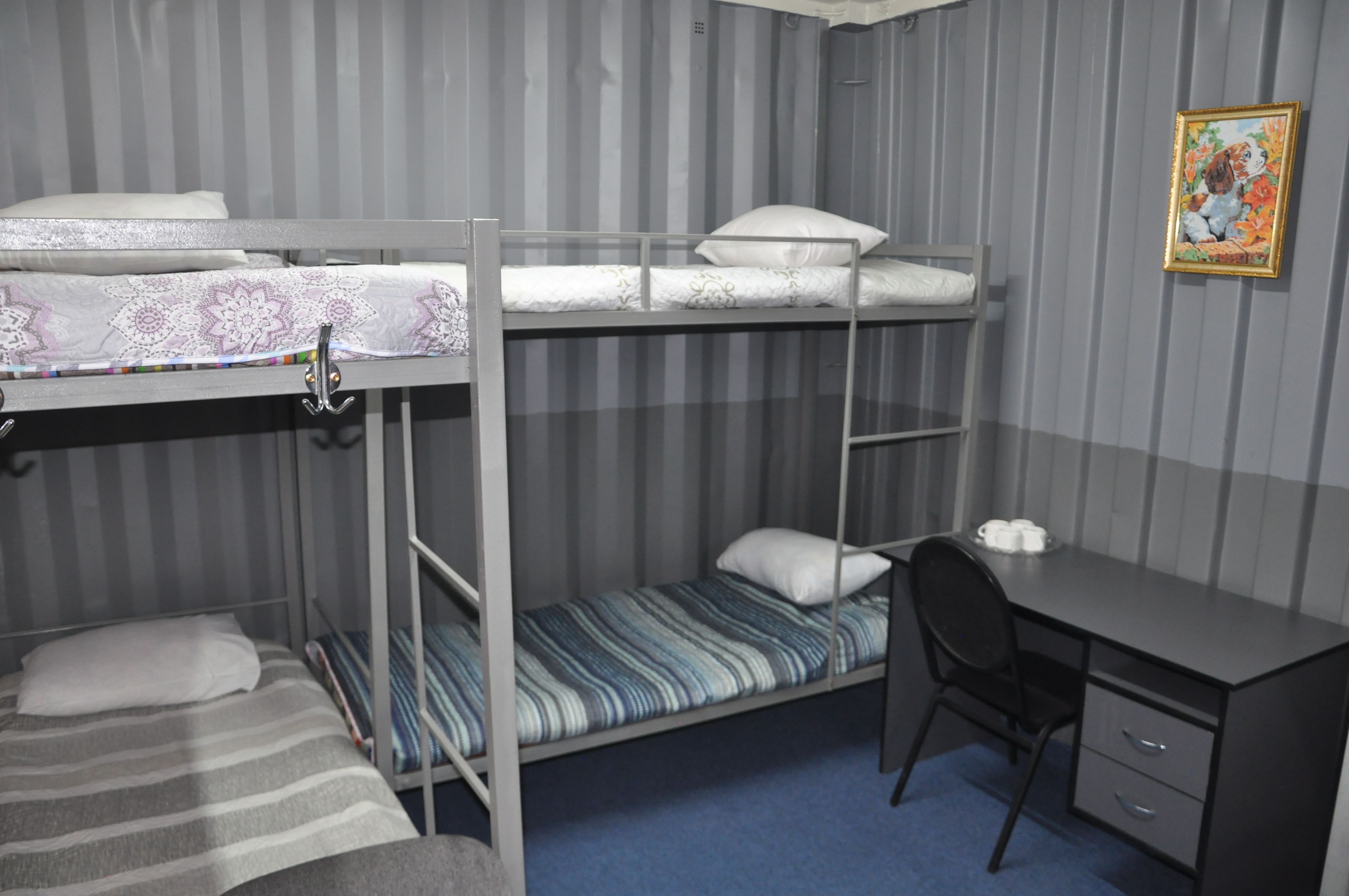 이코노미 공용 도미토리, 시내 전망 | 거실 공간