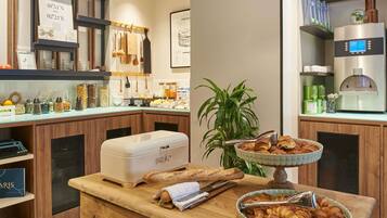 Daily buffet breakfast (EUR 13.9 per person)