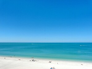 Condo, 1 King Bed with Sofa bed (Beachfront condo with huge views/pool) | Beach/ocean view