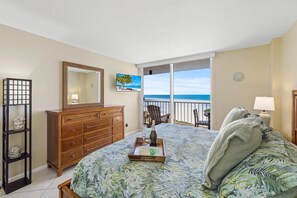 Condo, Multiple Beds (Stylish beachfront condo with pool an) | 2 bedrooms, laptop workspace, iron/ironing board, bed sheets - Stylish Beachfront Condo With Pool and Ocean Views (Marco Island)