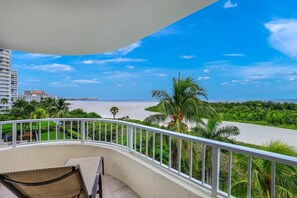 Balcony - Front Unit Facing Beach With Wraparound Balcony (Marco Island)