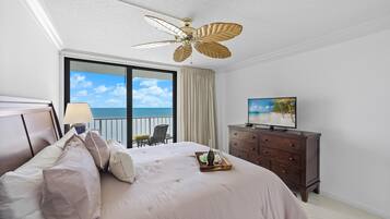 Condo, 1 King Bed with Sofa bed (Eye-catching beachfront condo with po) | 2 bedrooms, iron/ironing board, bed sheets