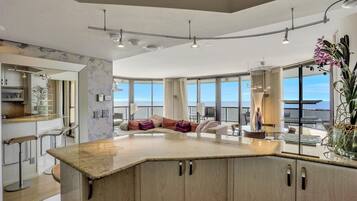 Condo, Multiple Beds (Sandcastle I-1201) | Private kitchen | Fridge, microwave, stovetop, dishwasher