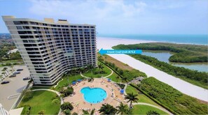 Condo, 1 Queen Bed (Beachfront condo with pool and dazzli) | Exterior