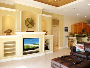 House, Multiple Beds (Waterfront home with pool, spa and bo) | 3 bedrooms, iron/ironing board, bed sheets - Waterfront Home With Pool, spa and Boating Access (Marco Island)