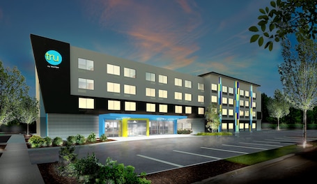 Front of property - evening/night