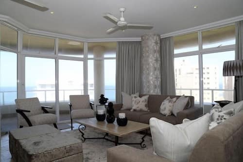 Luxury Apartment, 3 Bedrooms | Living area | Flat-screen TV