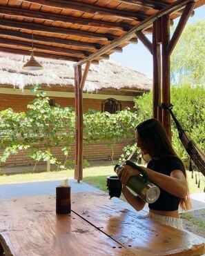 Terrace/patio - La Vita e Bella  Cabanas en San Rafael (San Rafael)