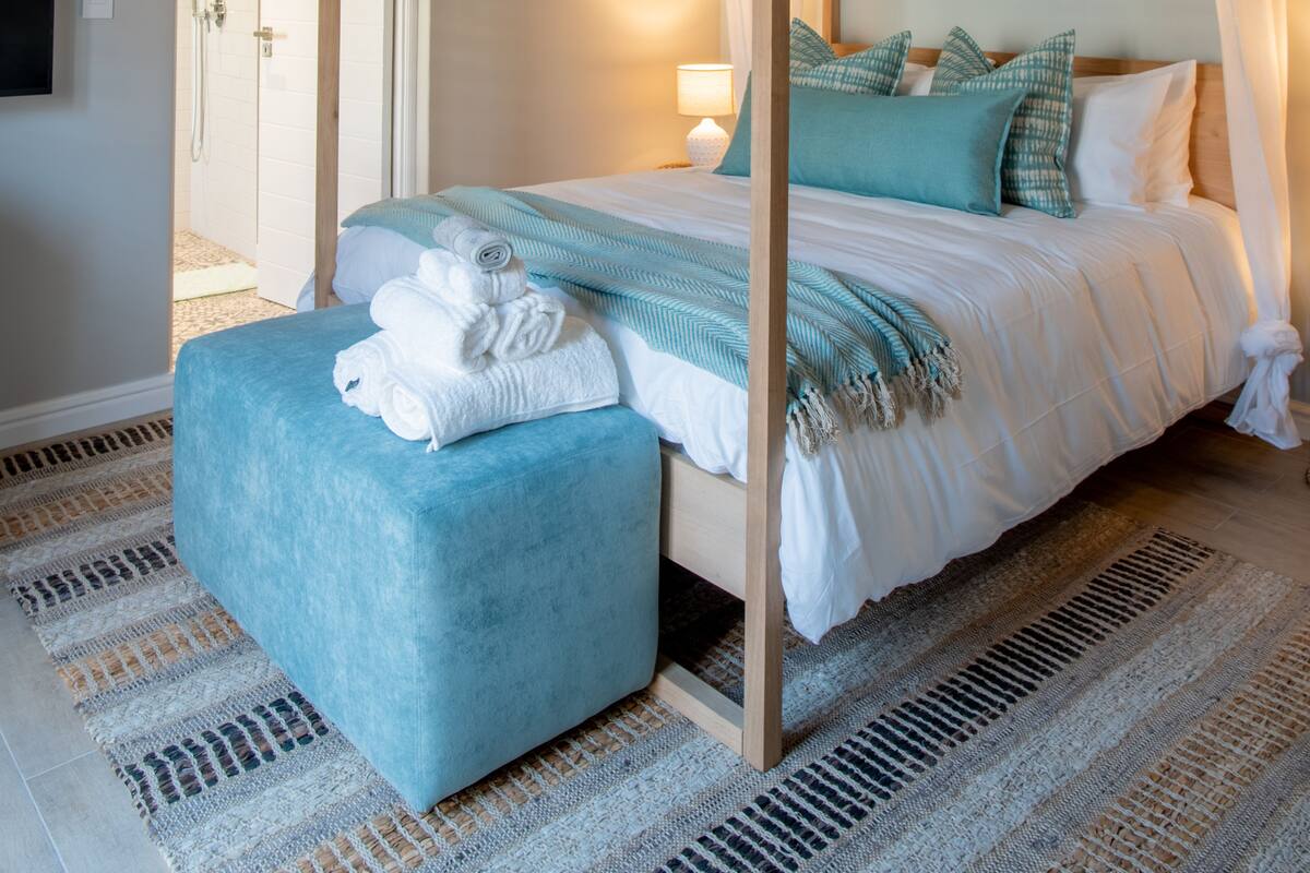 1 slaapkamer, luxe beddengoed, een minibar, een kluis op de kamer