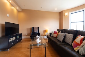 Apartment, 2 Bedrooms | Living area | Flat-screen TV, Netflix, streaming services