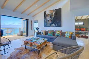 Luxury Villa, 3 Bedrooms | Living area | Flat-screen TV - Earth Wind and Ocean 33 (Wilderness)