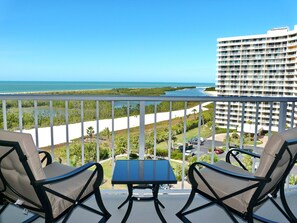 Condo, 1 King Bed (Breezy beachfront condo with unmatche) | Balcony - Breezy Beachfront Condo With Unmatched Views and Pool (Marco Island)