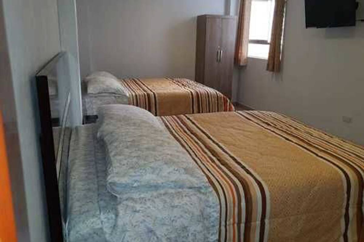 2 bedrooms, in-room safe, soundproofing, free WiFi