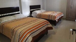 2 dormitorios, caja fuerte, sistema de insonorización y wifi gratis