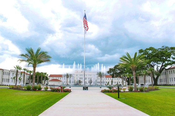 Facciata della struttura