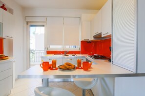 Apartment, 1 Bedroom | Private kitchen | Coffee/tea maker, electric kettle - Calliope Corfu Apartments 1 (Corfu)