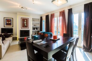 Apartment, 1 Bedroom | Living room | Flat-screen TV - Calliope Corfu Apartments 1 (Corfu)