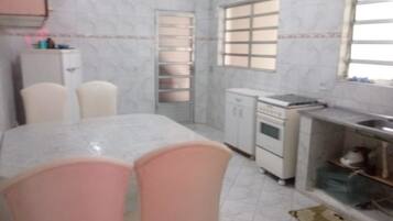 House | Private kitchen | Full-size fridge, oven, stovetop, cookware/dishes/utensils