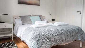 2 bedrooms, in-room safe, iron/ironing board, WiFi