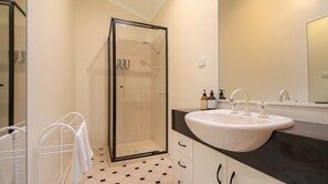 Shower, hair dryer