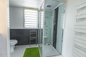 Shower, hair dryer, towels, soap - Gite BREST, l'un des gites de Fabie, logement entier 150m2 (BREST)