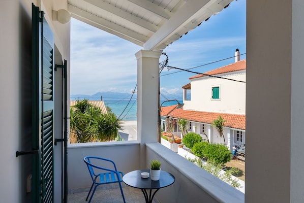 Basic-Apartment, Meerblick | Balkon