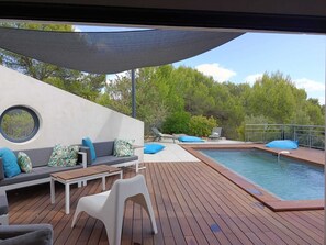Outdoor pool - Villa 160m2 very bright with private pool, near Montpellier! (St Jean De Cuculles)