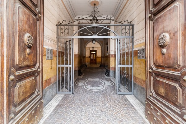 Entrée de l’hébergement