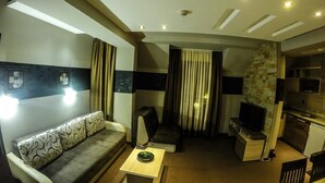 Apartment, 1 Bedroom (up 5 people) | Living room - SM Apartments Kopaonik (Raška)