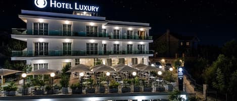 Front of property – evening/night