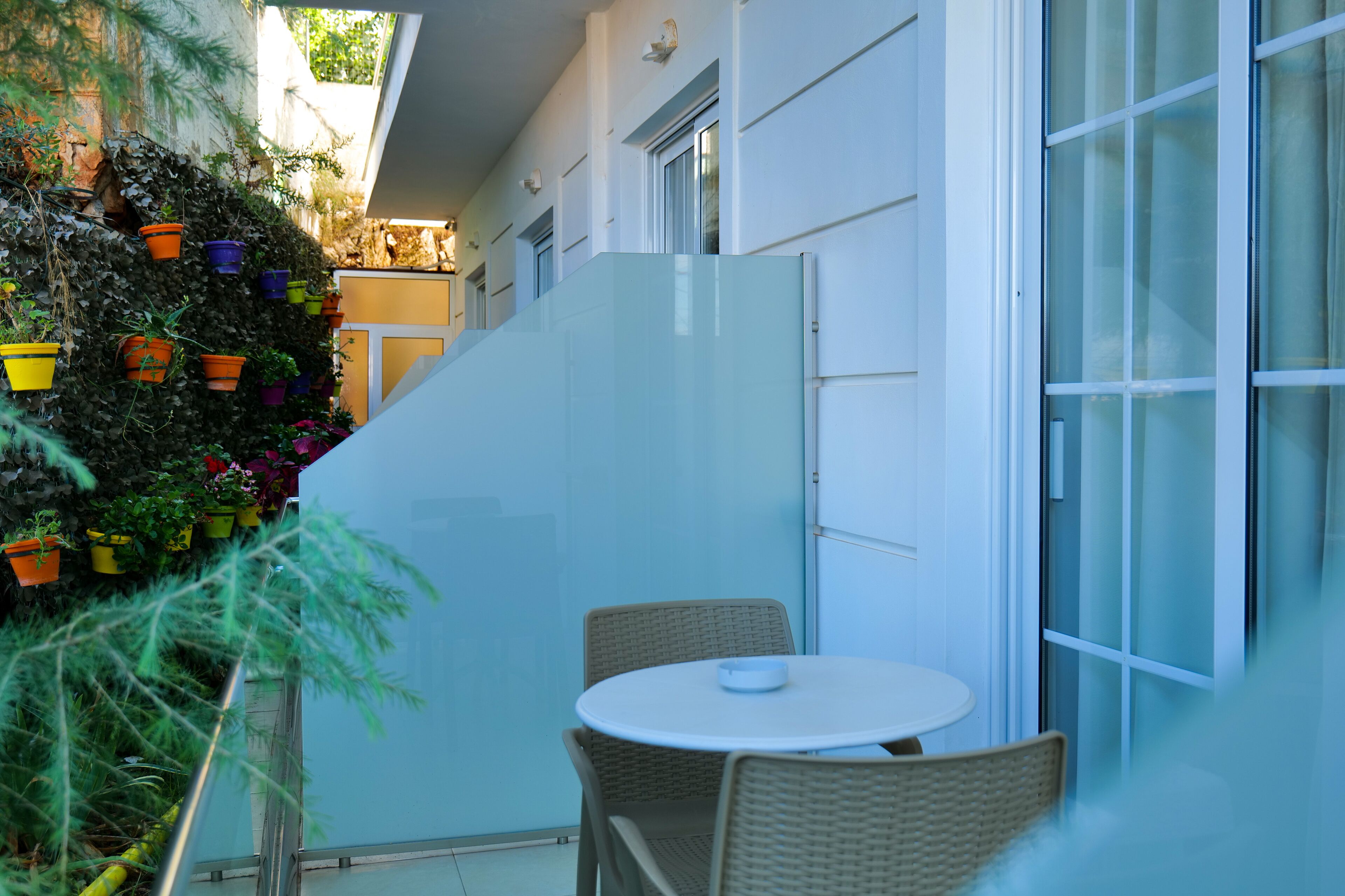 family room, 2 bedrooms, balcony, ground floor | balcony