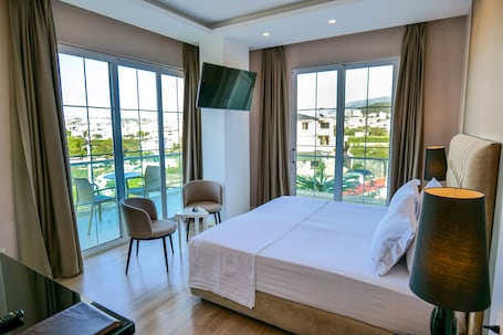 Vista del balcón. Hotel Luxury