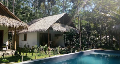 Double family bungalow at Batukaras