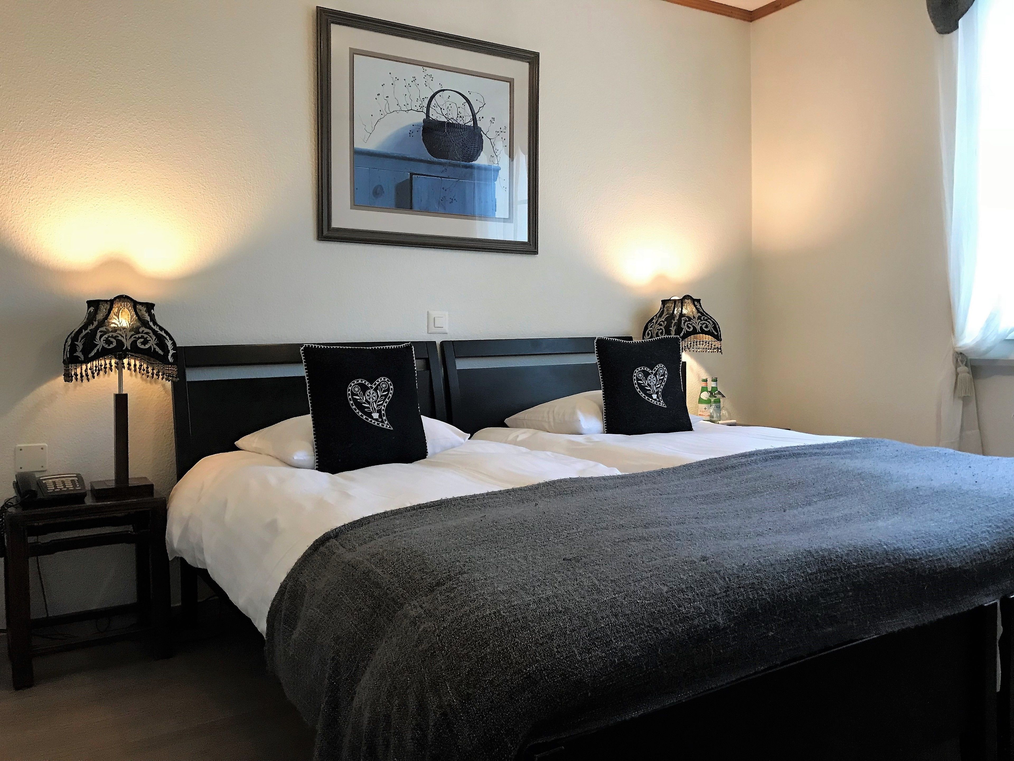 double or twin room, partial lake view | premium bedding, desk, blackout curtains, free wifi