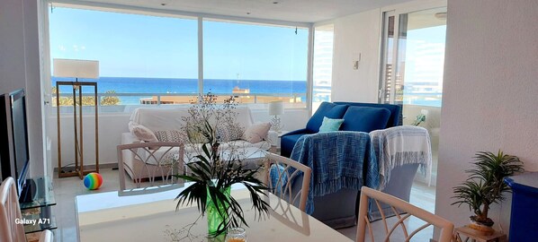 TV, DVD player, table tennis, books