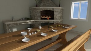 Dining - Luxury Villa with pool in Central Istria in pacefull village (Pazin)