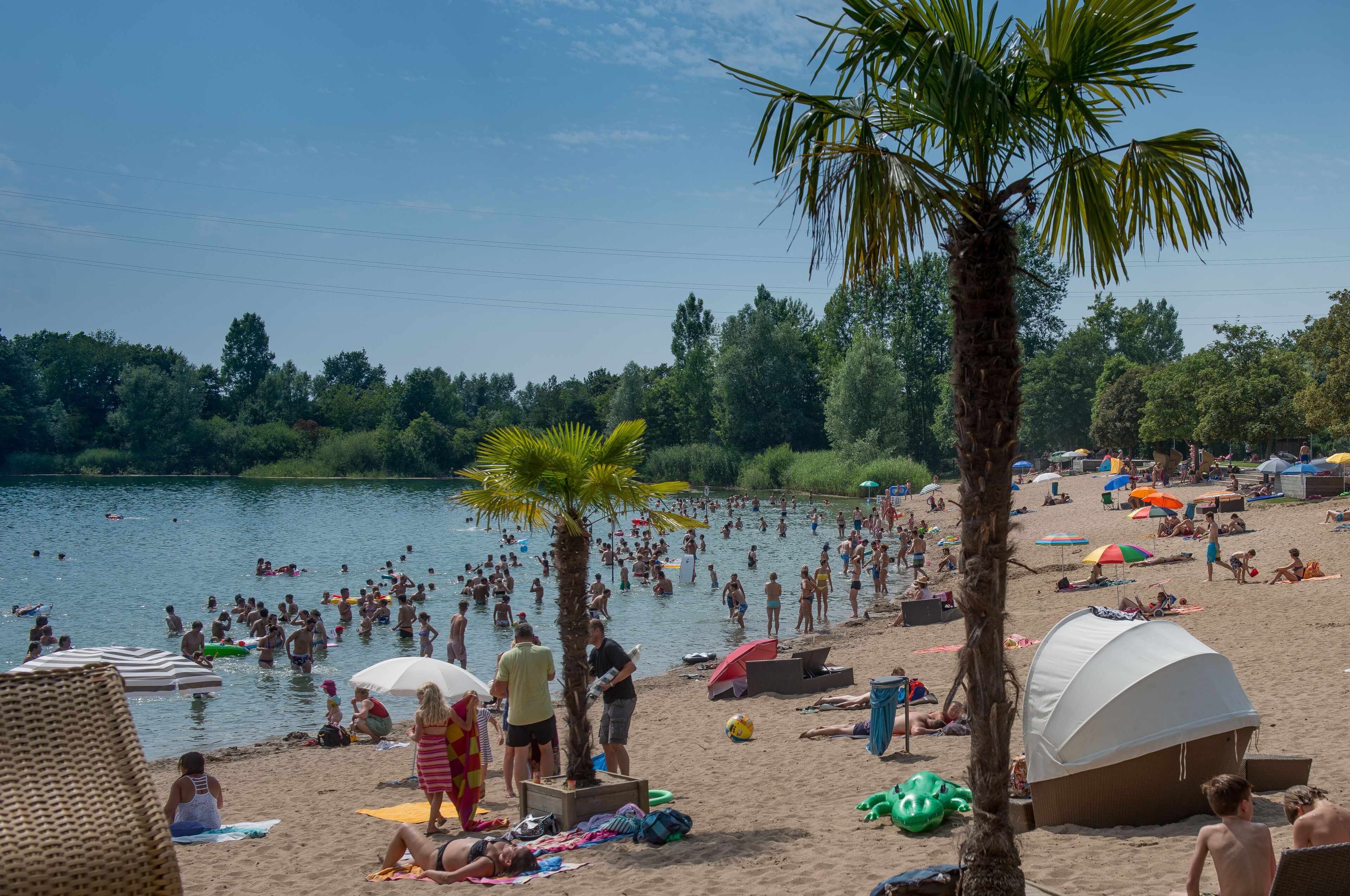 In Strandnähe, Liegestühle