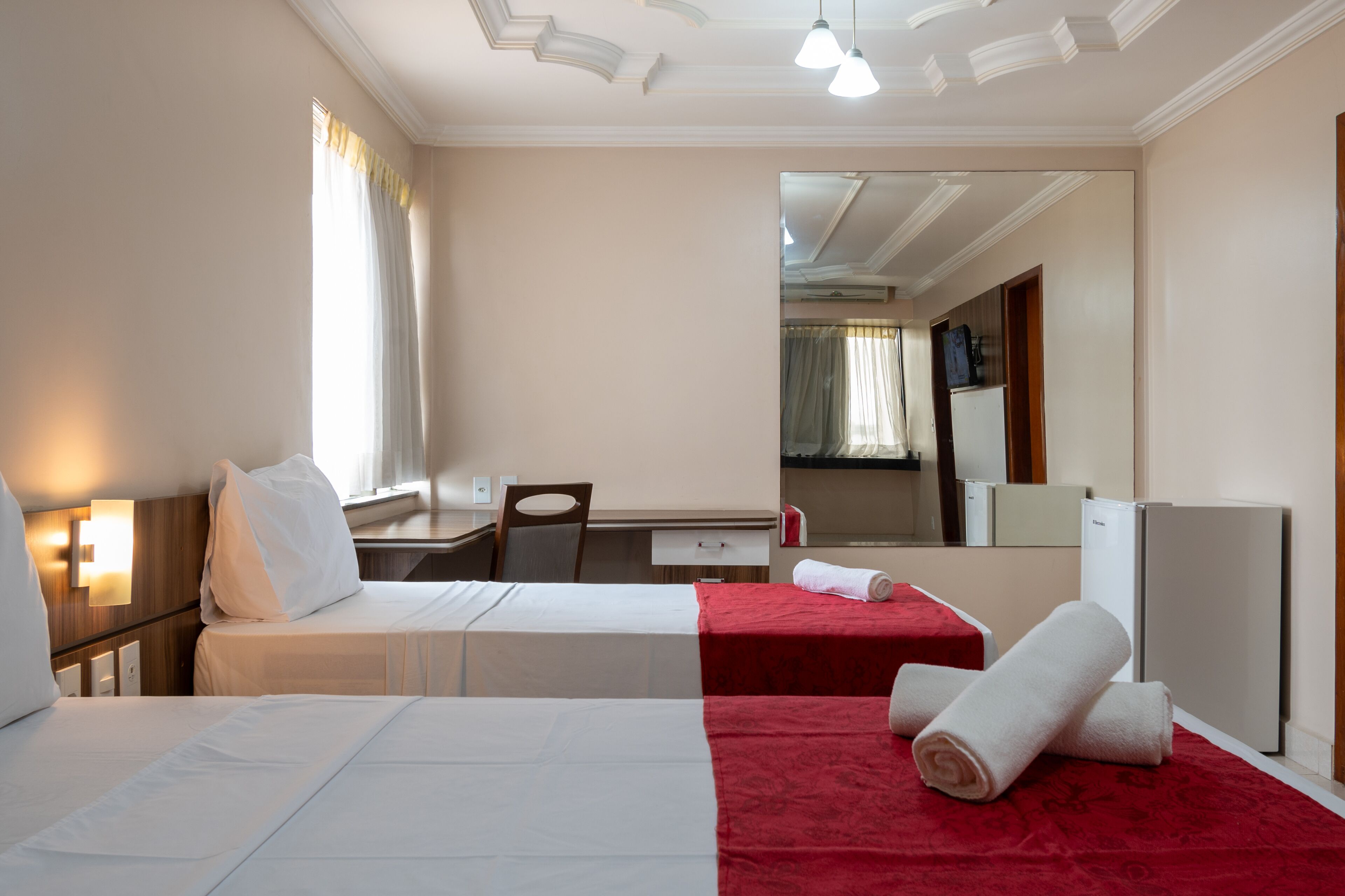 Minibar, blackout drapes, soundproofing, free WiFi