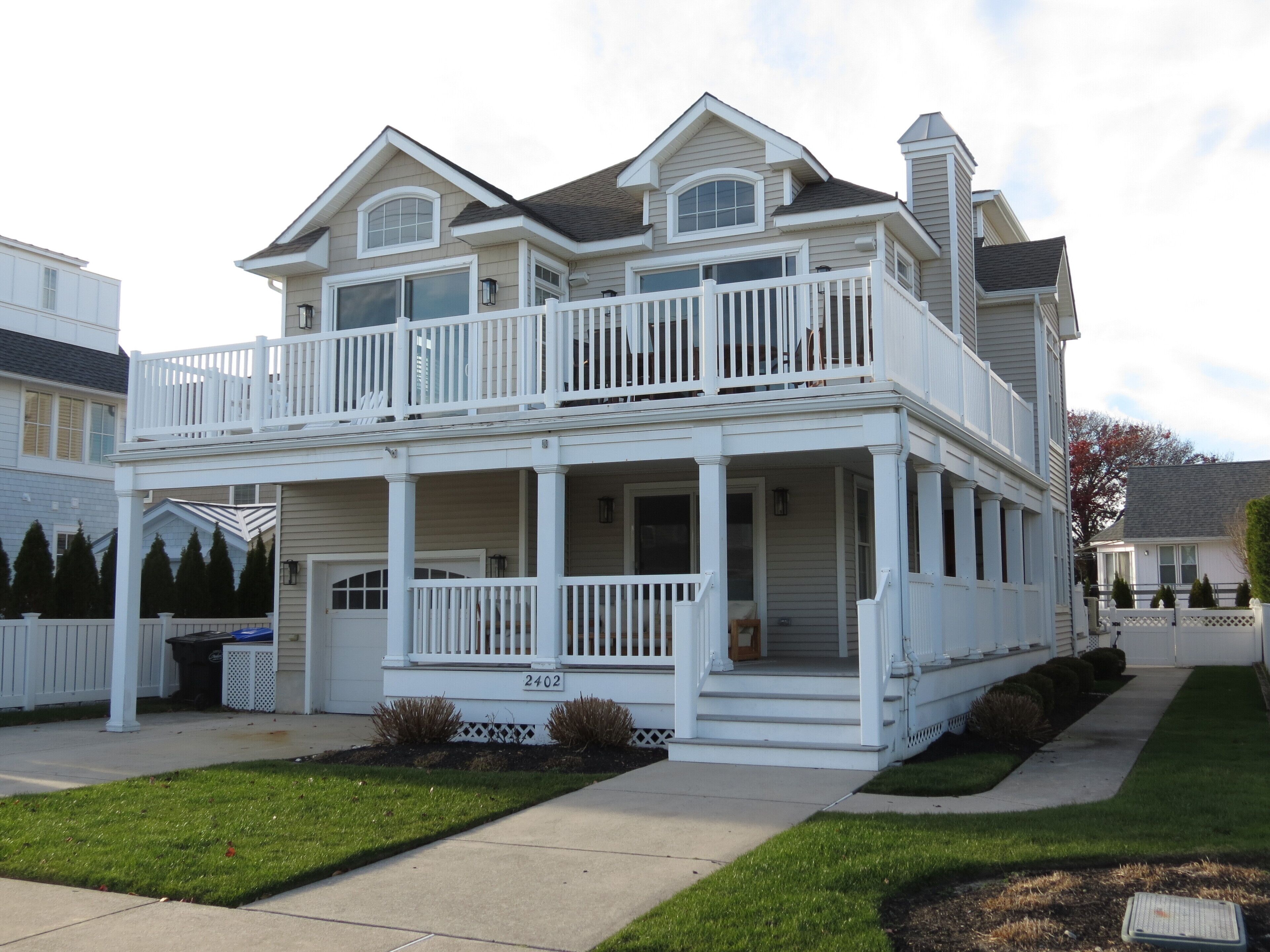 Enjoy your summer vacation in this lovely, new contemporary, 6 bedroom, 5 bath home