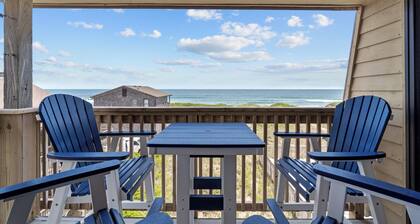 A Beach Odyssea at Admirals View III 2 Bedroom Oceanfront Condo, Pool Access, Near Kill Devil Hills Attractions
