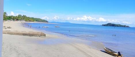 Plage, sable blanc, bar de plage
