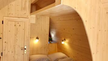 1 bedroom, travel crib, WiFi, bed sheets