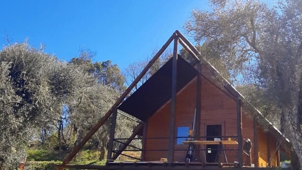 Comfort Bungalow | Terrace/patio - Quinta do Ragal - Glamping (Fundao)